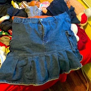 Denim skirt